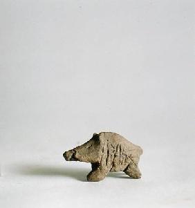 Figurine of a small boar, from Tappeh Sarab, Iran