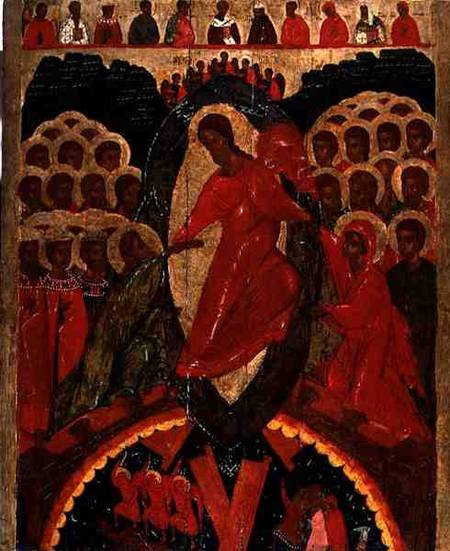 The Descent into Hell from Pskov school