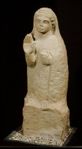 Funerary stela in the form of a statuette