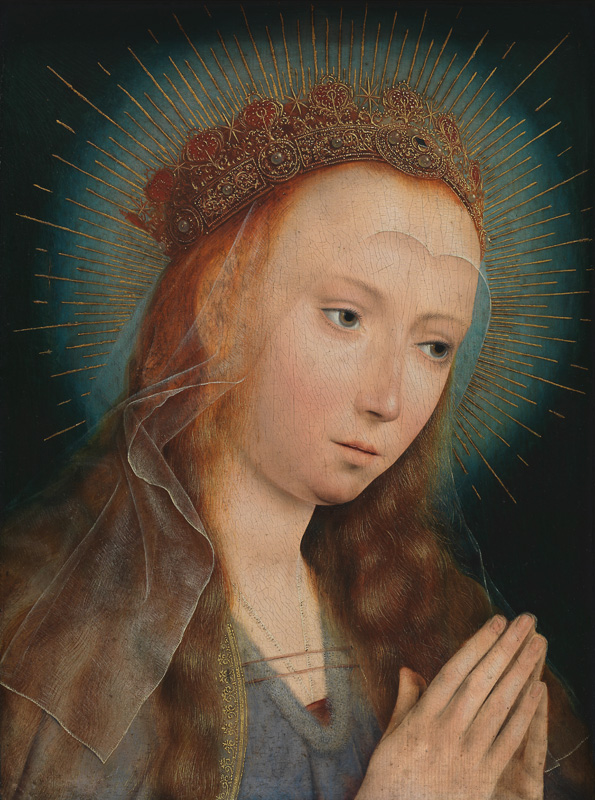 The Virgin at Prayer from Quentin Massys or Metsys