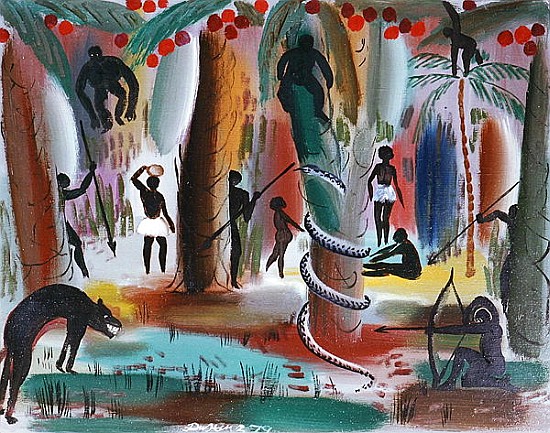 Jungle, 1979 (oil on canvas)  from Radi  Nedelchev