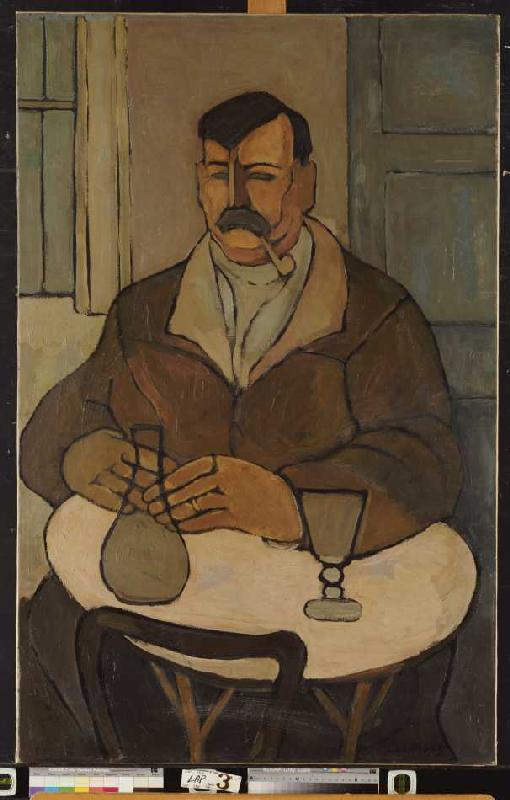 Mann in einem Café from Rafael Perez Barradas