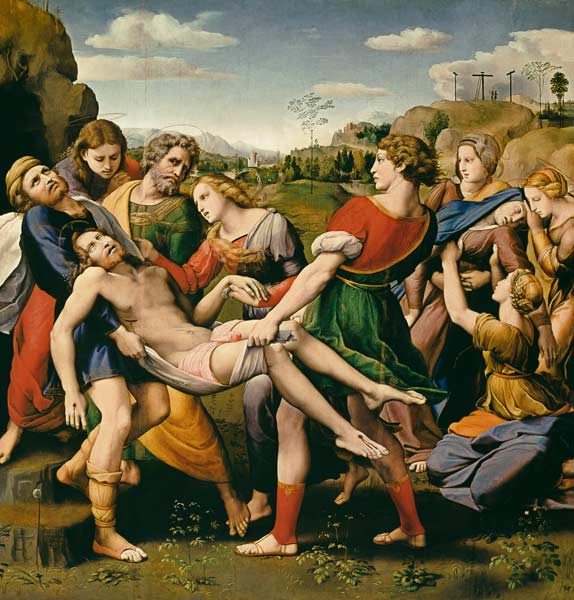 Burial Christi. from Raffaello Sanzio da Urbino
