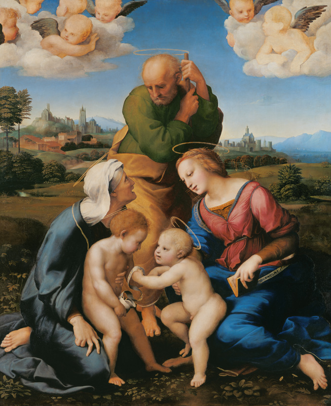 Canigiani Holy Family from Raffaello Sanzio da Urbino