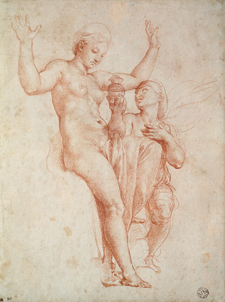 Psyche bringt Venus die Buechse der Prosperpina from Raffaello Sanzio da Urbino