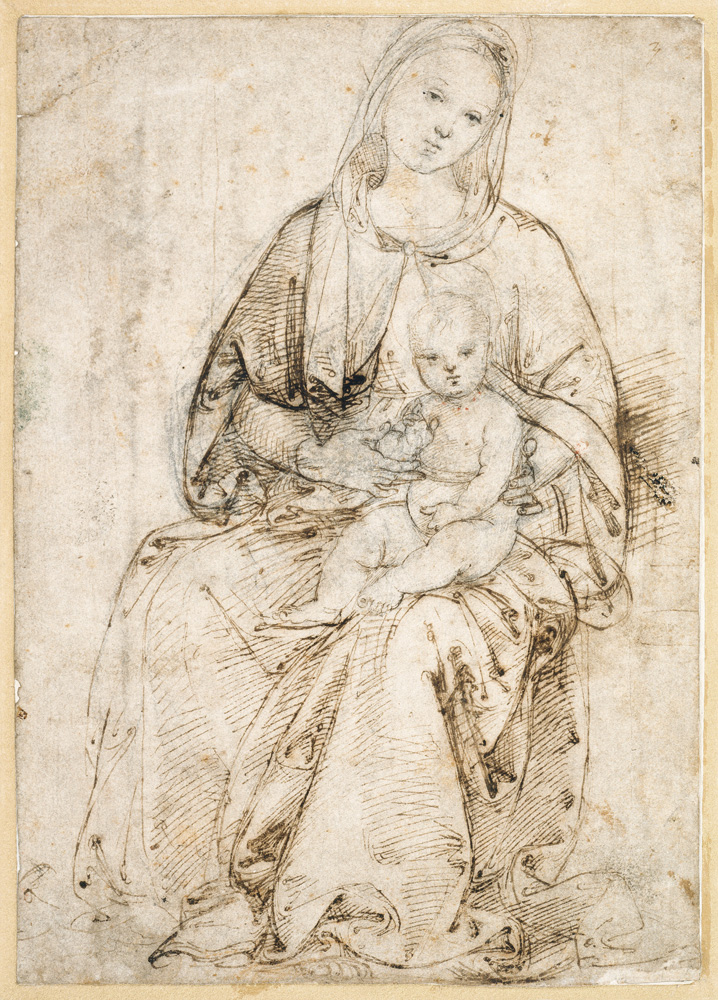 Sitzende Madonna mit Kind. from Raffaello Sanzio da Urbino