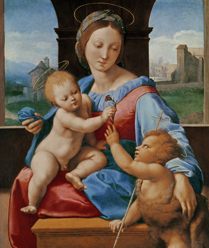 The Aldobrandini Madonna or The Garvagh Madonna (oil on panel), c.1509-10 from Raffaello Sanzio da Urbino