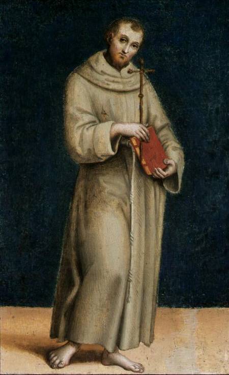 St. Francis of Assisi from the Colonna Altarpiece from Raffaello Sanzio da Urbino