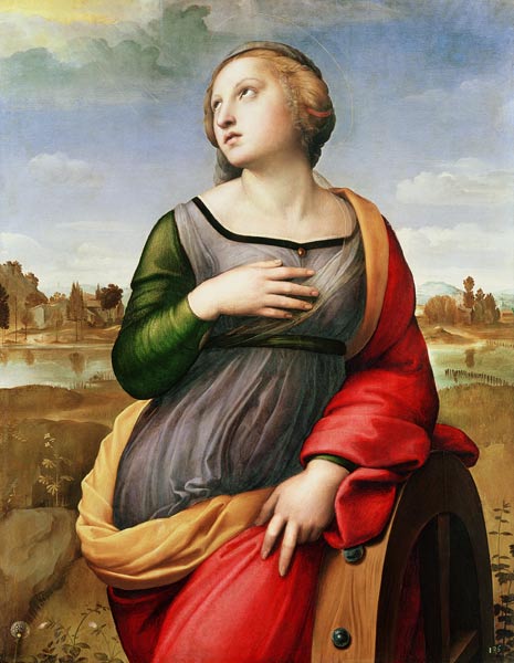 Holy Katharina of Alexandria from Raffaello Sanzio da Urbino