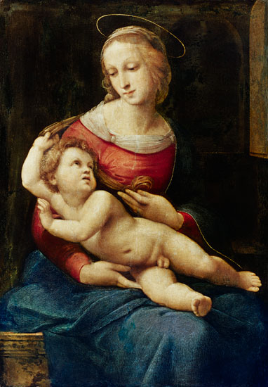 Madonna with child (Madonna Bridgewater) from Raffaello Sanzio da Urbino