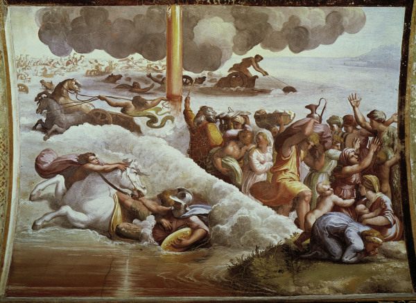 Raphael / Israelites and the Red Sea from Raffaello Sanzio da Urbino