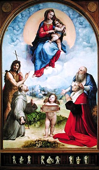 The Foligno Madonna, c.1511-12 from Raffaello Sanzio da Urbino
