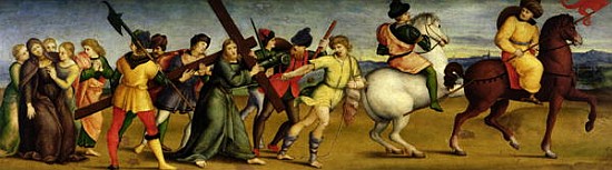 The Procession to Calvary, c.1504-05 from Raffaello Sanzio da Urbino