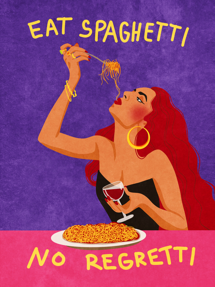Eat spaghetti no regretti from Raissa Oltmanns