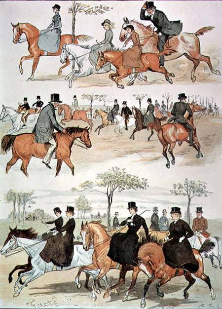 Riding Side-saddle from Randolph Caldecott