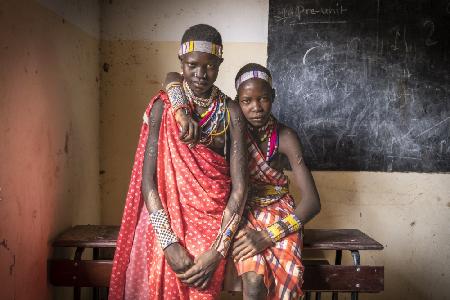 Larim girls, South Sudan