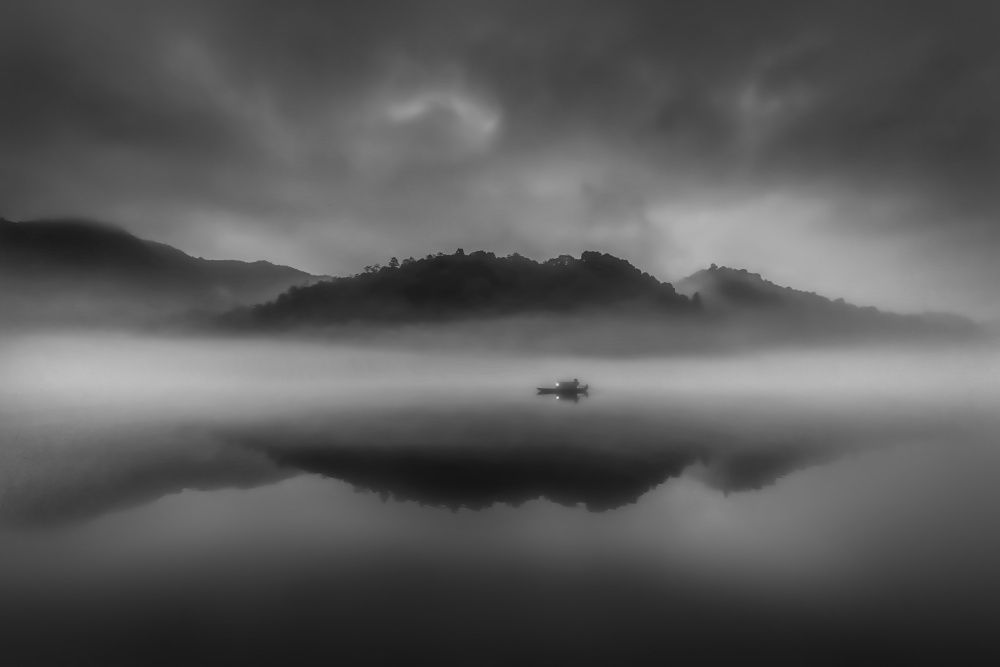 Serene Scenery at Dawn Mist from Raymond Ren Rong Liu