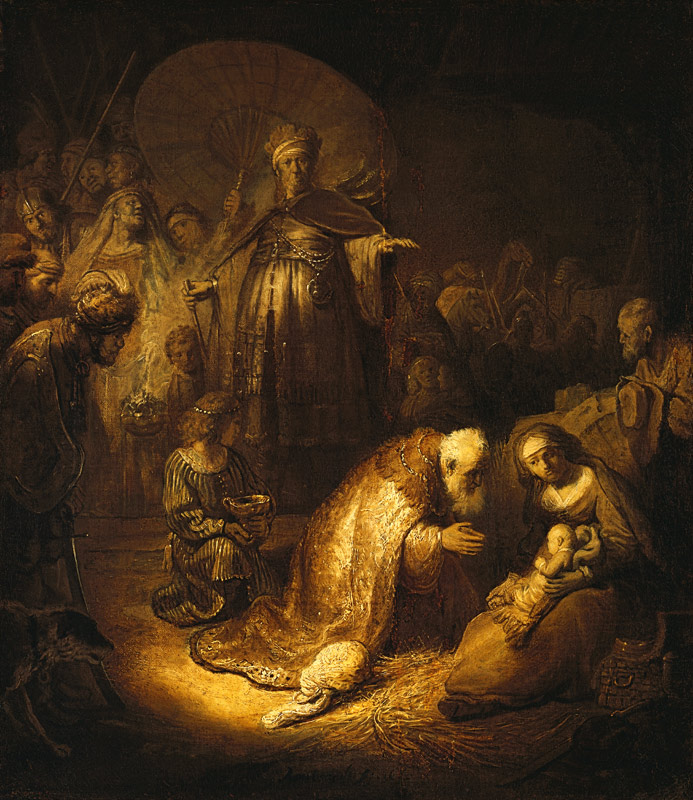 Rembrandt / Adoration of the Magi / 1632 from Rembrandt van Rijn