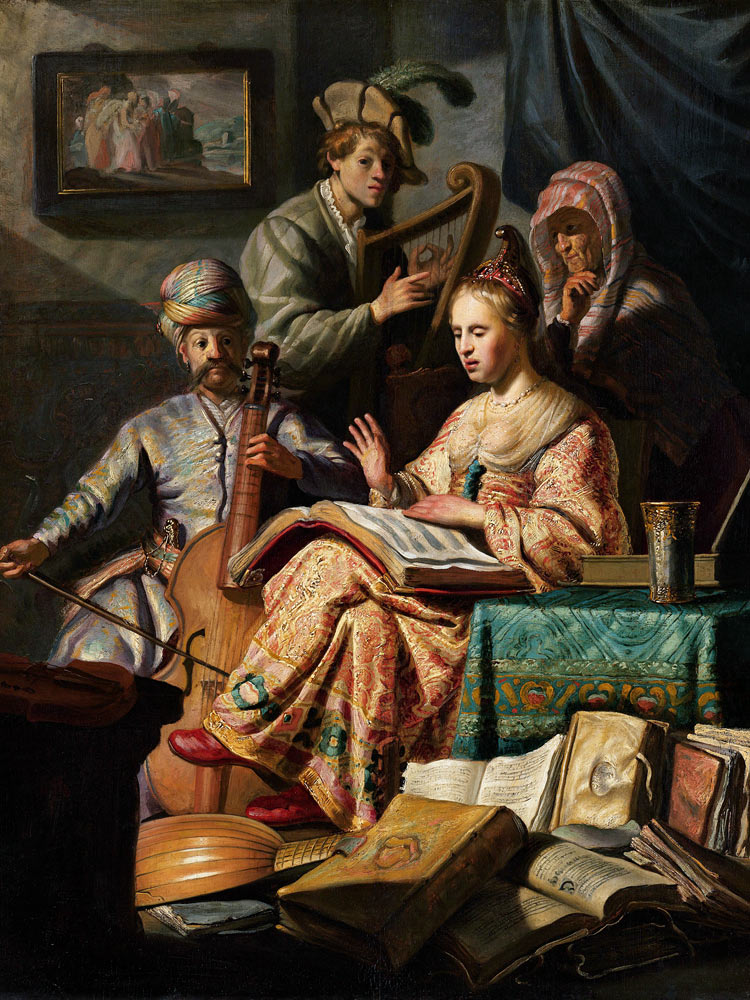 Allegory of Music from Rembrandt van Rijn