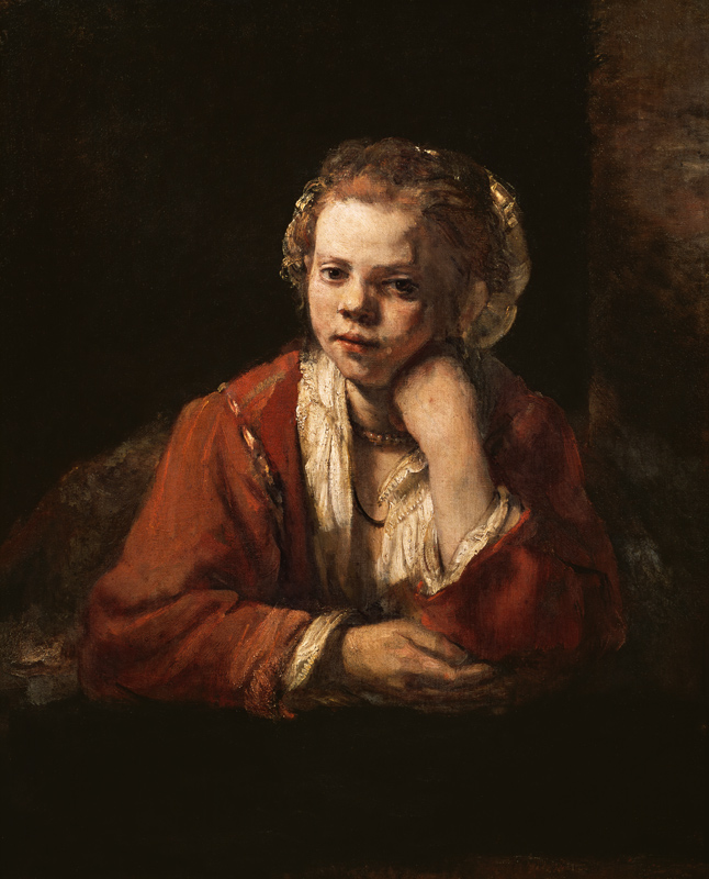 The Kitchen Maid from Rembrandt van Rijn