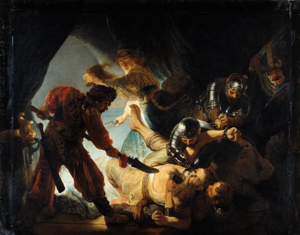 The dazzling Samsons (or: The triumph of the Dalila) from Rembrandt van Rijn