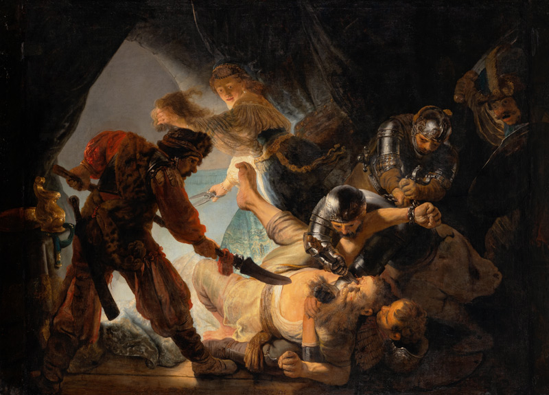 The Blinding of Samson from Rembrandt van Rijn
