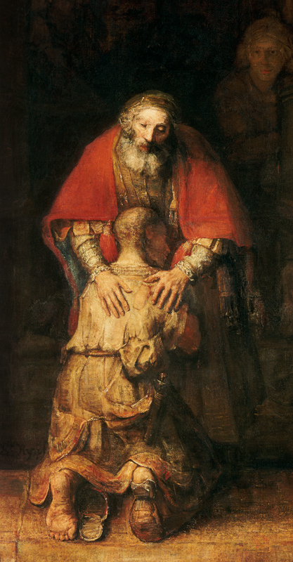 Return of the Prodigal Son (detail) from Rembrandt van Rijn