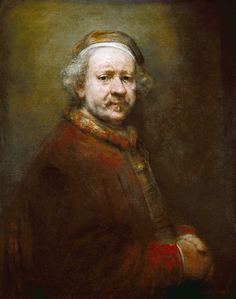 Self Portrait in at the Age of 63, 1669 (oil on canvas) from Rembrandt van Rijn