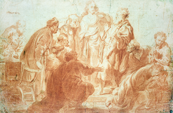 The Doubting Thomas from Rembrandt van Rijn