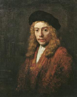 Portrait of a young man from Rembrandt van Rijn