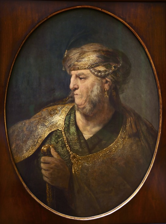 Bust of a Man in Oriental Dress from Rembrandt van Rijn