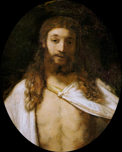 Christ risen from the dead. from Rembrandt van Rijn