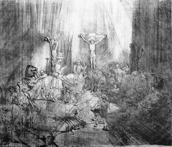 Three Crucifixes from Rembrandt van Rijn