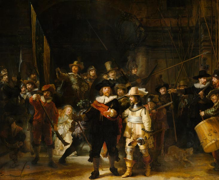 The Night Watch (cropped version) from Rembrandt van Rijn