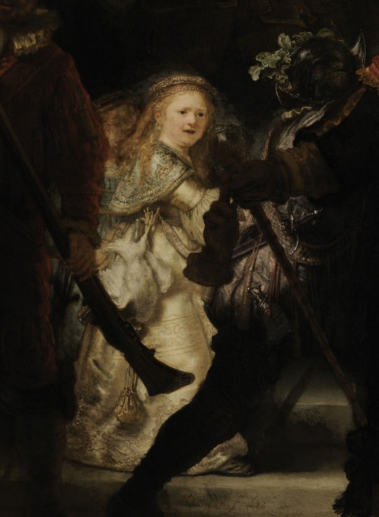 The Night Watch (Detail) from Rembrandt van Rijn