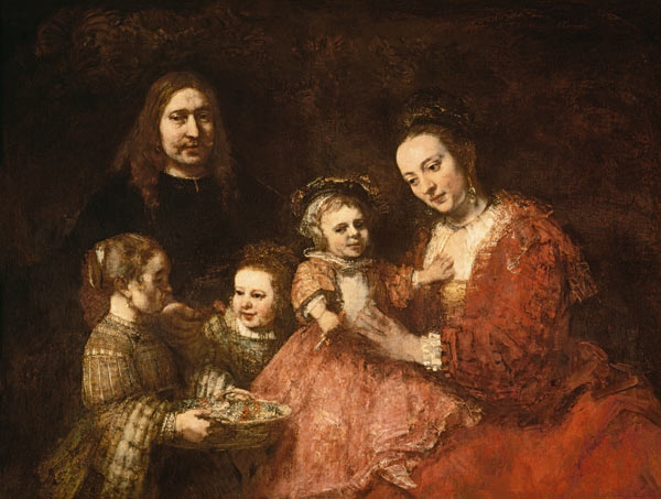 Family portrait from Rembrandt van Rijn