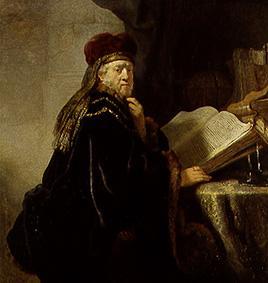 The scholar (or: Age rabbi) from Rembrandt van Rijn