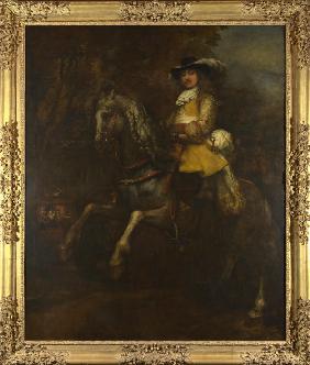 Portrait of Frederick Rihel on Horseback