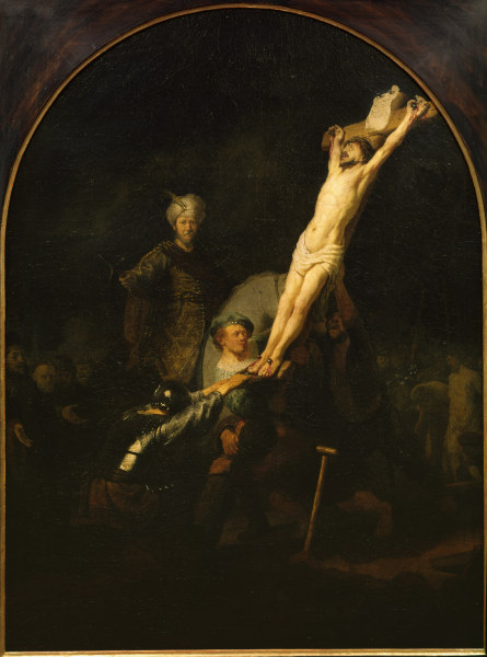 Rembrandt / Erection of the Cross. from Rembrandt van Rijn