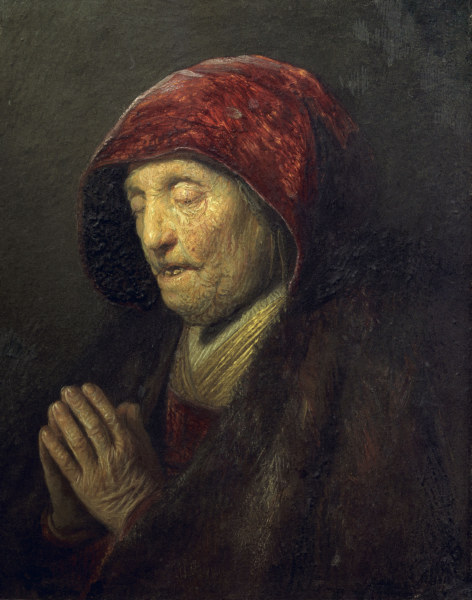 Rembrandt, Betende alte Frau from Rembrandt van Rijn