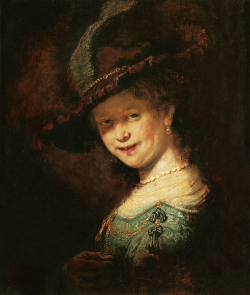 Saskia van Uijlenburgh as a young girl from Rembrandt van Rijn