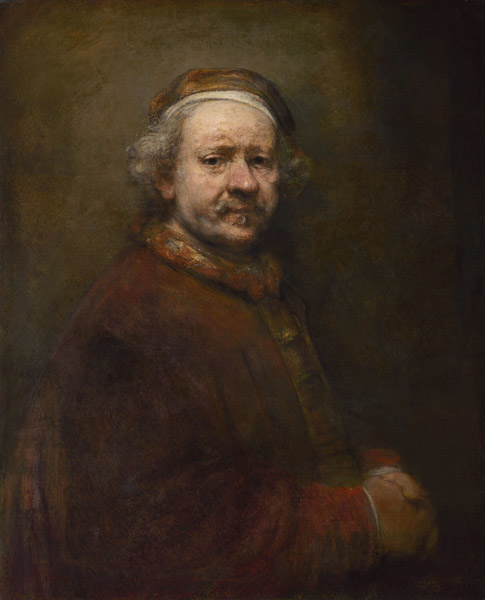 Self Portrait at the Age of 63 from Rembrandt van Rijn