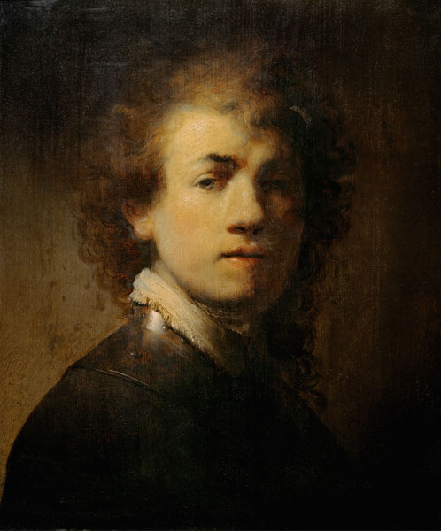 Rembrandt / Self-portrait with Gorget from Rembrandt van Rijn