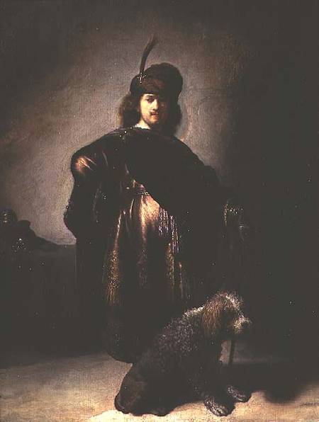 Self Portrait in Oriental Costume from Rembrandt van Rijn