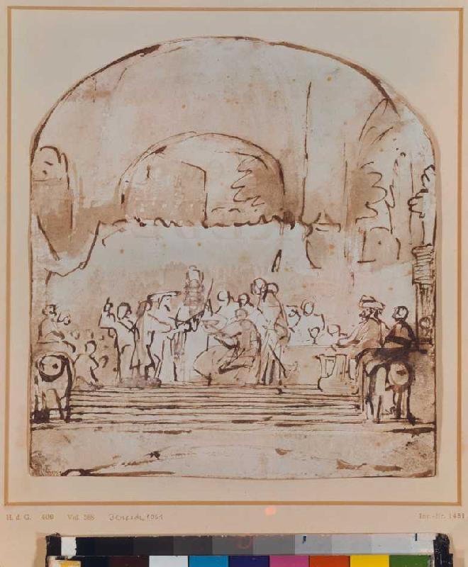 The conspiracy of the Claudius Civilis. from Rembrandt van Rijn