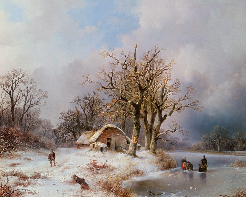 Winter landscape from Remigius van Haanen