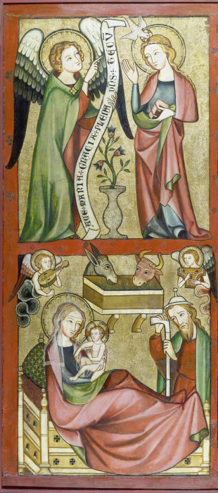 Annunciation and Nativity from Rheinischer Meister um 1330