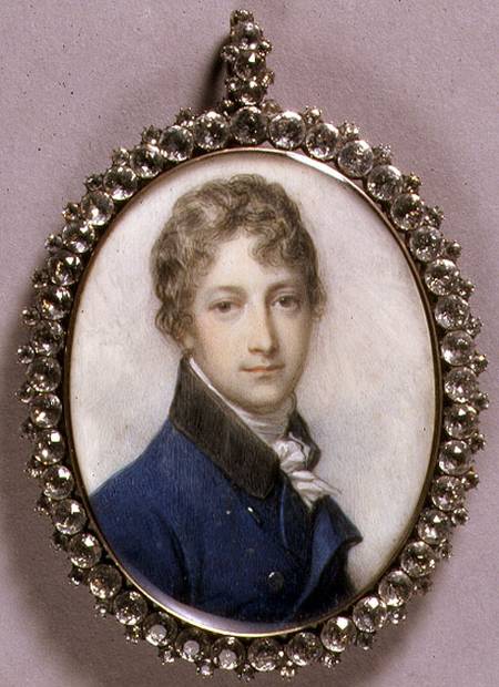 Portrait Miniature of John Norris of Hughenden (d.1845) c.1795-1800 (w/c on ivory) from Richard Cosway