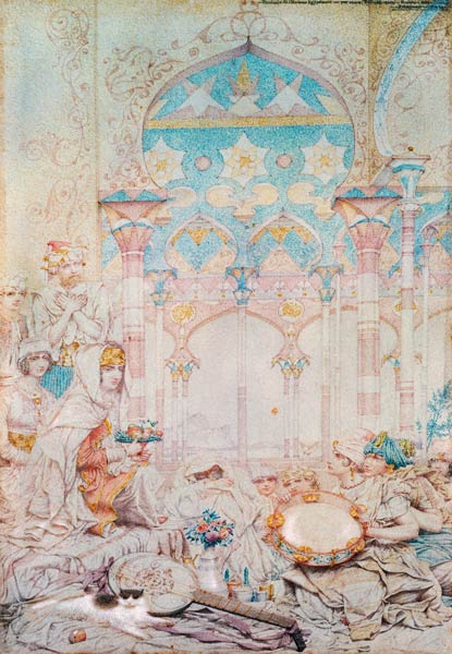 Fantasy in a Egyptian Harem from Richard Dadd