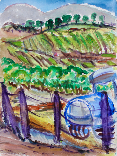 Blue Tractor, Napa Valley from Richard Fox